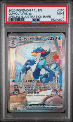 PSA 9 Quaquaval ex - 260/193 - Paldea Evolved - Pokemon - Image 1