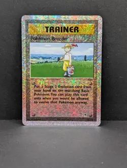 Pokemon Breeder 102/110 Legendary Collection Reverse Holo Rare TCG Trainer MP+ - Image 1