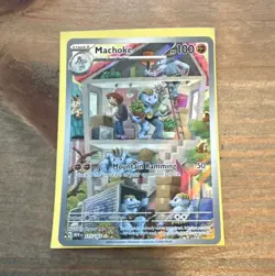 Pokemon Machoke Illustration Rare 177/165 Scarlet & Violet 151 Holo 100HP - Image 1