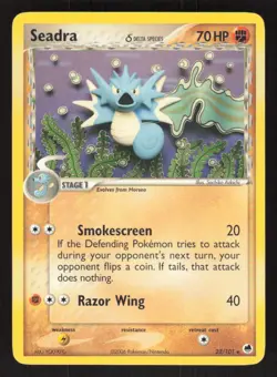 Pokemon TCG Dragon Frontiers Seadra Delta Species #22/101 - Image 1