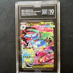 Pokemon 2025 Mega Venusaur ex #177/132 SIR Mega Evolutions - TAG 10 - Image 1
