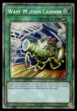 Yu-Gi-Oh TCG Quarter Century Bonanza #RA03-EN127 Wave-Motion Cannon 1st Ed.,PScR - Image 1