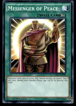 Yu-Gi-Oh TCG #LDK2-ENY30 Messenger of Peace 1st Edition Common LP+ - Image 1