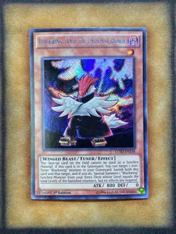 Yugioh Blackwing - Vayu The Emblem of Honor LC5D-EN118 Secret Rare 1st Ed NM - Image 1