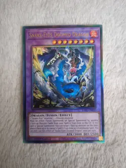 RA05-EN039 Snake-Eyes Doomed Dragon Ultimate Rare 1st Ed YuGiOh - Image 1