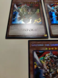 3x Yugioh! Gilford the Lightning SBC2-ENC01 Prismatic Secret Rare 1st Ed LP - Image 5