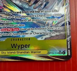 Wyper Op15-114 Alt Art One Piece Card Game English Near Mint - Image 4