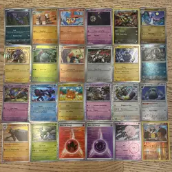 Pokemon 24 HOLO/REVERSE only AUTHENTIC cards Lot (FOIL) MEGA EVOLUTION ALL NM - Image 1