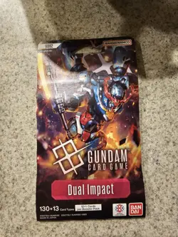 GUNDAM CARD GAME Dual Impact Sleeved Booster Packs x 14 Sealed - GD02 English - Image 1