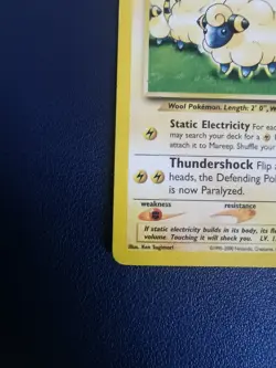 Pokemon Card Mareep 65/111 Neo Genesis Common WOTC - Image 4