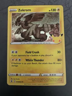 Pokemon Reshiram 2/25 & Zekrom 10/26 Holo Rare Cards Celebrations Series - Image 4