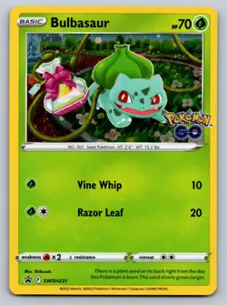 2022 Bulbasaur SWSH231 Promo Holo Pokemon Card Sword & Shield Promo NM - Image 1