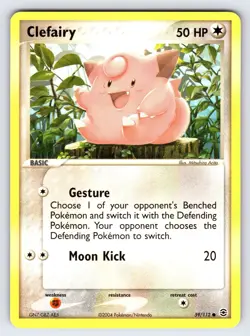 Clefairy 59/112 2004 EX FireRed & LeafGreen Pokemon Card TCG Arita Art - VLP - Image 1