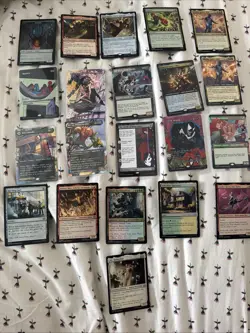 Lot Of 21 Magic The Gathering Spider-Man Series Cards All NM - Image 1