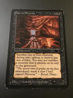 MTG Antiquities Gate to Phyrexia MP - Image 1