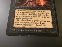 MTG Antiquities Gate to Phyrexia MP - Image 3