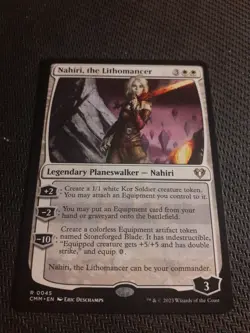MTG Nahiri, the Lithomancer R0045 Rare Commander Masters NM - Image 1