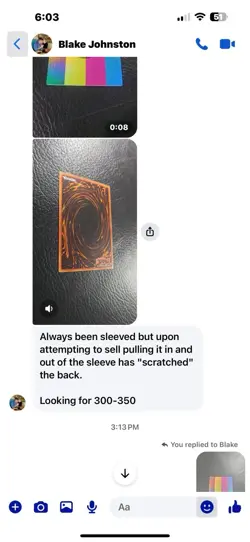 Yugioh Test Print Card Rare Holo Vintage - Image 5