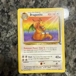 Pokemon Fossil Dragonite 19/75 Non Holo NM - Image 1