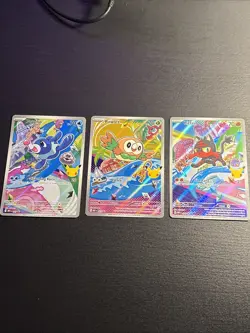 2026 Pokemon TCG Series 1 First Partner Illustration Collection Alola Starters - Image 1