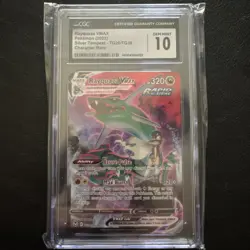 CGC 10 Rayquaza VMAX TG20/TG30 Silver Tempest Trainer Gallery Pokemon - Image 1