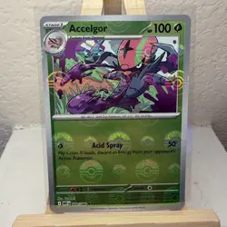 Accelgor 9/86 White Flare Pokeball Holo Pokemon TCG - Image 1