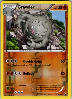 Graveler 46/106 XY - Flashfire Pokemon TCG LP-NM - Image 1
