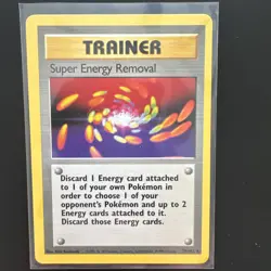 Pokemon Base Set Vintage WOTC Card Super Energy Removal - Image 1