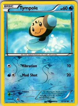 Tympole 22/101 Noble Victories Pokemon TCG LP - Image 1