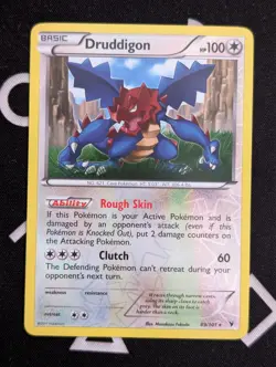 Druddigon 89/101 Reverse Holo Noble Victories NVI Rare B&W NM Pokemon TCG - Image 1