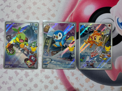 First partner illustration collection pokemon Turtwig Chimchar Piplup 4 Sinnoh - Image 2