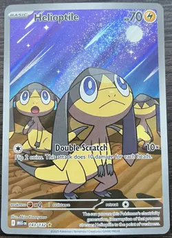 Helioptile 143/132 Pokemon TCG Mega Evolution Holo MINT NM - Image 1
