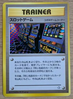 Slot Machine Arcade Game Pokemon Banned Promo Trainer Neo Genesis From Japan - Image 1