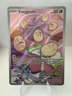 Pokemon TCG: Exeggcute 192/191 Surging Sparks Illustration Rare Holo - Image 1