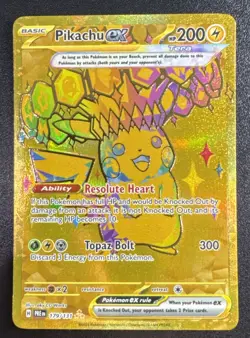 Pikachu ex 179/131 Hyper Rare Pokemon Sv: Prismatic Evolutions ENG NM - Image 1