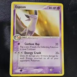 Pokemon Espeon 16/100 EX Sandstorm Rare Regular 2004 80 HP - Image 1