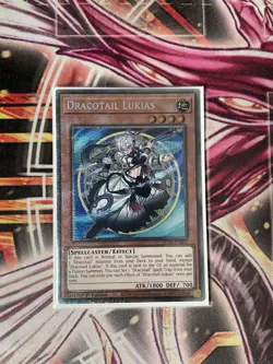 Dracotail Lukias - JUSH-EN001 - Starlight Rare - YuGiOh - NM - (Euro Print) - Image 1
