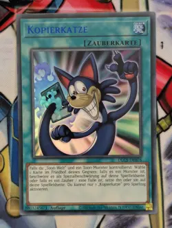 Kopierkatze DLCS-DE078 Blau Ultra Rare Deutsch NM YUGIOH - Image 1