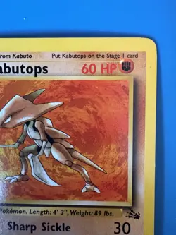 Kabutops 24/62 Fossil Rare Pokemon Card WOTC 1999 LP - Image 3