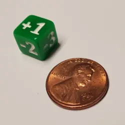 12x Multicolor Micro CCG Stats and Damage Modifier Dice for Disney Lorcana MTG - Image 2