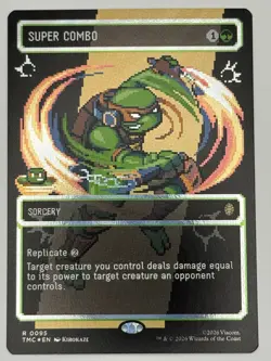 Super Combo (Borderless Foil) Commander: Teenage Mutant Ninja Turtles Foil - Image 1