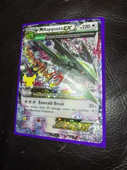 Pokemon M Rayquaza EX Celebrations Classic Collection Holo Ultra Card 76/108 NM - Image 3