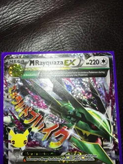 Pokemon M Rayquaza EX Celebrations Classic Collection Holo Ultra Card 76/108 NM - Image 5