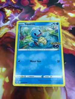 Squirtle 015/078 Pokemon GO Regular NM-Mint Pokemon Card TCG - Image 1