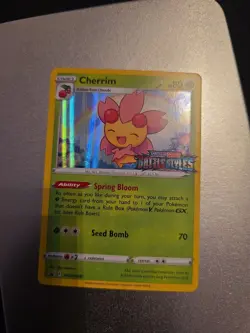 Cherrim SWSH088 Prerelease Holo Pokemon Sword & Shield Promo - Image 1