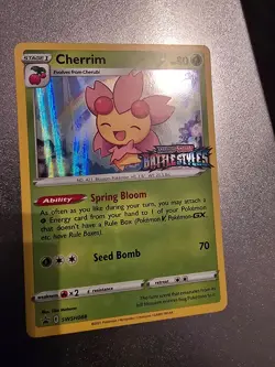 Cherrim SWSH088 Prerelease Holo Pokemon Sword & Shield Promo - Image 2