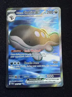 Pokemon Paldean Clodsire EX Ultra Holo Rare Card 244/193 Pokemon TCG Near Mint - Image 1