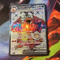 Pokemon Card Charizard EX 215/197 Obsidian Flames - Near Mint - Image 2
