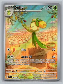 Dolliv 200/198 Illustration Rare Scarlet & Violet Pokemon Near Mint - Image 1