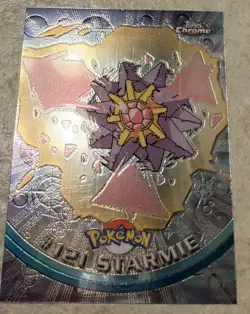 2000 Topps Chrome Pokemon Cards - Series 2 - Starmie #121 NM/LP - Image 1